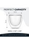 2PCS Double Wall Glass Coffee Mugs 250ml – Borosilicate Insulated Glass for Coffee, Tea, Latte & Iced Drinks DG824 - 4