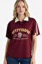 Women's T-Shirt G0820Ax/Br467 Bordeaux - 2
