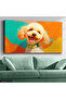 Cute Colorful Dog One Piece Canvas, Canvas Painting