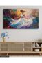 Oil Painting Appearance Woman in Dress One Piece Canvas, Canvas Painting - 4