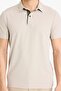 Anti-Wrinkle Slim Fit Polo Collar Short Sleeve Polo T-Shirt F9896Ax26Sp - 4
