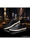 Black D Leather Loafer - 5