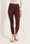 Women's Brown High Waist Stretchy and Shaping / Sculpting Sports Leggings - 6