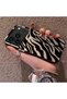 iPhone 17 Pro Compatible Hard Acrylic Back Silicone Edge Lens Protection Case Wild Tiger - 3