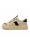 Women's Trend Thick Sole Sneakers Daily Sports Shoes Lace-Up Orthopedic Comfortable Sole - 3