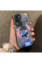 Oppo A5 4G/5G Compatible Hard Acrylic Back Silicone Edge Lens Protection Case Stitch Patterned - 2