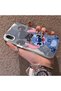 iPhone Xr Compatible Hard Acrylic Back Silicone Edge Lens Protection Case Stitch Patterned - 3