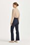 Ütü İzli İ Flared Asic Trousers Navy Blue - 4