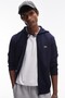 Men's Classic Fit Full Zip Hoodie Sweatshirt Men's Adjustable Hooded Organic Cotton Swe