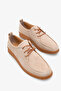 Parişe Women's Genuine Leather Casual Shoes - Beige Suede - 2