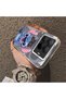 Mi 15t Pro Compatible Hard Acrylic Back Silicone Edge Lens Protection Case Stitch Patterned - 4