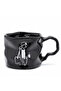 Premium Ceramic Mug 400 ml – Silver and Black - 4