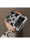 iPhone 17 Pro Max Compatible Hard Acrylic Back Silicone Edge Lens Protection Case Star Patterns - 4