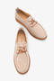 Parişe Women's Genuine Leather Casual Shoes - Beige Suede - 3