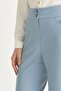Arka Beli Elasticated Carrot Basic Poly. Viscose Trousers Light Blue - 3
