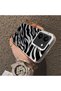 Vivo Y36 4G/5G Compatible Hard Acrylic Back Silicone Edge Lens Protection Case Wild Tiger - 4