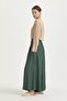 Lyocell Trouser Skirt Emerald - 2
