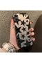 iPhone X/Xs Compatible Hard Acrylic Back Silicon Edge Lens Protection Case Star Patterns - 3