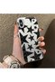 iPhone X/Xs Compatible Hard Acrylic Back Silicon Edge Lens Protection Case Star Patterns - 2