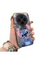 Vivo X300 Compatible Hard Acrylic Back Silicone Edge Lens Protection Case Stitch Patterned