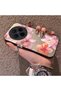 Vivo X300 Compatible Hard Acrylic Back Silicone Edge Lens Protection Case Lily Pattern - 3