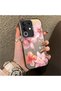 Vivo Y29 4g Compatible Hard Acrylic Back Silicone Edge Lens Protection Case Lily Pattern - 2