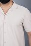 Men's Muslin Stretch Fabric Short Sleeve Shirt, Pack of Cotton Summer Comfortable Fit - 3