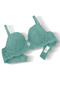 Lace Pack Low-Cut Bra - Non-Padded - 2451 - Petrol Green - 3