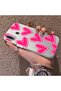 Samsung Galaxy A30/A20 Compatible Hard Acrylic Back Silicone Edge Lens Protection Case Heart Pattern - 3