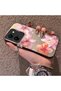Vivo Y36 4G/5G Compatible Hard Acrylic Back Silicone Edge Lens Protection Case Lily Pattern - 3