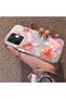 Oppo A5 Pro 4G/5G Compatible Hard Acrylic Back Silicone Edge Lens Protection Case Lily Pattern - 4