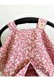 100% Cotton Floral Print Muslin Stroller Cover and Min Leather - 3