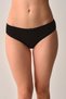 Mila Black Normal Waist 6-Pack Cotton Panties - 3