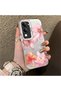 Vivo Y29S Compatible Hard Acrylic Back Silicone Edge Lens Protection Case Lily Pattern - 3