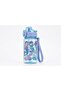 Kids Printed Water Bottle 550ML Drinking Bottle with Flip Lock Lid and Carry Strap-Purple
