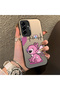 Samsung Galaxy A36/A56 Compatible Stitch Couple Pattern Case Hard Acrylic Back Silicone Edge Lens Protection - 2