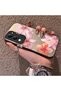 Vivo Y04 Compatible Hard Acrylic Back Silicone Edge Lens Protection Case Lily Pattern - 3