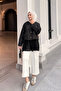 Women's Elastic Waist Piiseli Underwear Skirt Black - 2