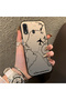 Samsung Galaxy A30/A20 Compatible Hard Acrylic Back Silicone Edge Lens Protection Case Airplane Pattern - 2