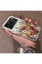 iPhone 17 Pro Max Compatible Hard Acrylic Back Silicone Edge Lens Protection Case Beautiful Flower - 3