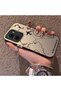 Vivo Y16/Y02S/Y56 Compatible Hard Acrylic Back Silicone Edge Lens Protection Case Airplane Pattern - 3