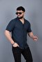 Men's Muslin Stretch Fabric Short Sleeve Shirt, Pack of Cotton Summer Comfortable Fit