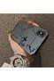 iPhone XS Max Compatible Hard Acrylic Back Silicone Edge Lens Protection Case Airplane Pattern - 4
