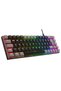 Acer Emachines Eak68 Black/Grey USB Rgb Backlight Red Switch Mechanical Q 68 Keys Mini Gaming Player Keyboard Put1