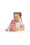 Kids Printed Water Bottle 550ML Drinking Bottle with Flip Lock Lid and Carry Strap-Pink - 2