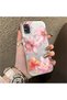 Samsung Galaxy A31 Compatible Hard Acrylic Back Silicone Edge Lens Protection Case Lily Pattern - 2