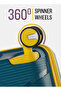 28″ Polypropylene Hard Shell Spinner Checked Luggage | Lightweight TSA Lock | 360° Wheels - 5