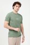 Men's Crew Neck Square John Printed 100% Cotton Lu T-Shirt Green - 26Y 2020-2 - 6