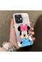 Oppo A3/A3X 4G/5G Compatible Stylish Minnie Mouse Patterned Shockproof Phone Case
