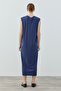 Merwish Sleeveless Model Underwear Dress 1614 Navy Blue - 3
